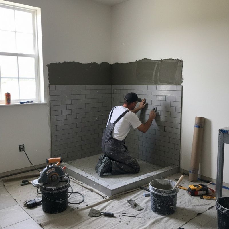 Elderly Shower Installation